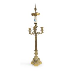French Louis XVI Style Candelabra Table Lamps - 4708846