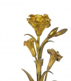 French Louis XVI Style Candelabra White veined Red Marble Gilt Bronze 1885 - 4552688