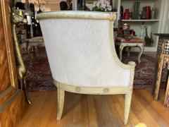 French Louis XVI Style Chauffeuse - 4010993