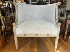 French Louis XVI Style Chauffeuse - 4011062