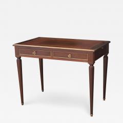 French Louis XVI Style Desk with Leather Top - 1463534