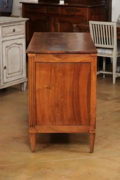 French Louis XVI Style Early 19th Century Walnut Commode with Three Drawers - 3498522