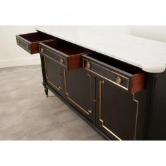 French Louis XVI Style Ebonized Enfilade - 2805876