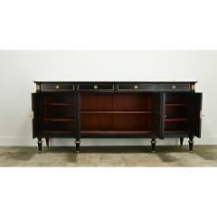 French Louis XVI Style Ebonized Mahogany Enfilade - 3593639