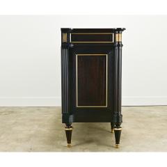 French Louis XVI Style Ebonized Mahogany Enfilade - 3593737