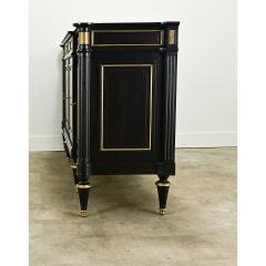 French Louis XVI Style Ebonized Mahogany Enfilade - 3593739