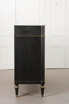 French Louis XVI Style Ebony and Marble Enfilade - 504122