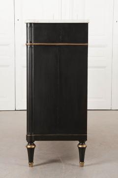 French Louis XVI Style Ebony and Marble Enfilade - 504127