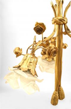 French Louis XVI Style Gilt Bronze Chandelier - 738439
