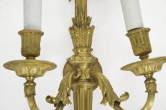 French Louis XVI Style Gilt Bronze Two Light Wall Sconce - 716208