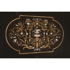 French Louis XVI Style Inlay Ebonized Game Table - 3180710