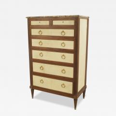 French Louis XVI Style Jansen Mahogany Chest - 4645194