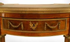 French Louis XVI Style Kingwood Demilune Desk - 4628531