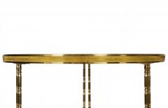 French Louis XVI Style Mahogany Bronze Gueridon Side Table - 4502435