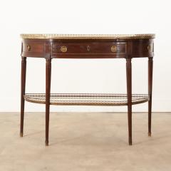 French Louis XVI Style Mahogany Console Table - 3303866