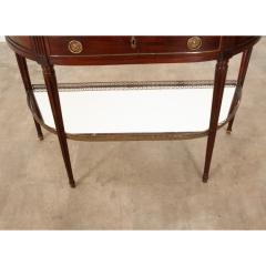 French Louis XVI Style Mahogany Console Table - 3303874