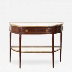 French Louis XVI Style Mahogany Console Table - 3333435