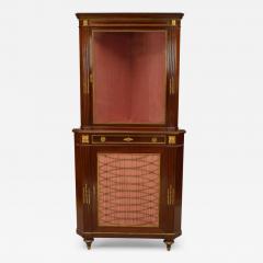 French Louis XVI Style Mahogany Corner Cabinet - 2799110