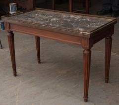 French Louis XVI Style Mahogany Low Table - 1529319