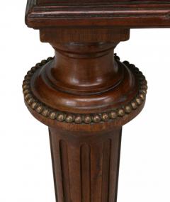 French Louis XVI Style Mahogany and Leather Top Desk - 4635778
