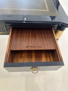 French Louis XVI Style MahoganyLeather top Writing Table  - 4813141