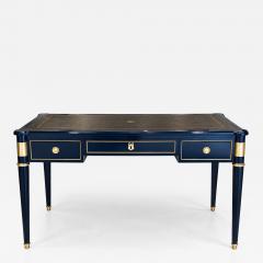 French Louis XVI Style MahoganyLeather top Writing Table  - 4816213