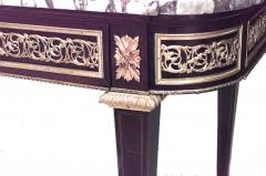 French Louis XVI Style Marble Top Center Table - 1424276