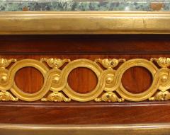 French Louis XVI Style Marble Top Center Table - 1424424