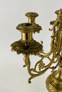 French Louis XVI Style Ormolu Bronze 7 Arms Candelabra a Pair - 3197245