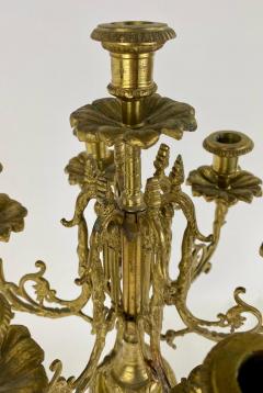 French Louis XVI Style Ormolu Bronze 7 Arms Candelabra a Pair - 3197246