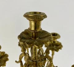 French Louis XVI Style Ormolu Bronze 7 Arms Candelabra a Pair - 3197248