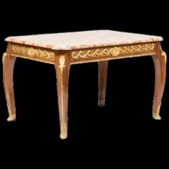 French Louis XVI Style Ormolu Mounted Mahogany Coffee Table C 1880 - 3865276