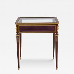 French Louis XVI Style Ormolu Mounted Mahogany Vitrine Table C 1880 - 4121260