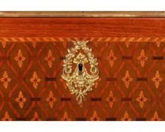 French Louis XVI Style Ormolu Mounted Marquetry and Parquetry Commode - 4120351