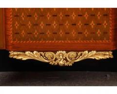 French Louis XVI Style Ormolu Mounted Marquetry and Parquetry Commode - 4120356