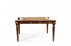 French Louis XVI Style Ormulu Mahogany Ottoman - 4667549