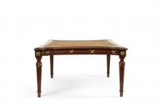French Louis XVI Style Ormulu Mahogany Ottoman - 4667550