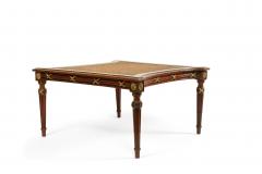 French Louis XVI Style Ormulu Mahogany Ottoman - 4667553