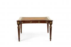 French Louis XVI Style Ormulu Mahogany Ottoman - 4667554