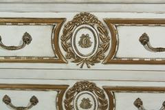 French Louis XVI Style Painted Commode Stamped Jansen - 2948774