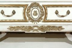 French Louis XVI Style Painted Commode Stamped Jansen - 2948776
