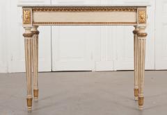 French Louis XVI Style Painted Console Table - 1085120