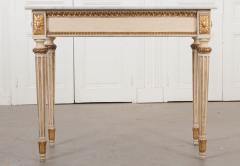 French Louis XVI Style Painted Console Table - 1085120