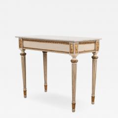 French Louis XVI Style Painted Console Table - 1085816