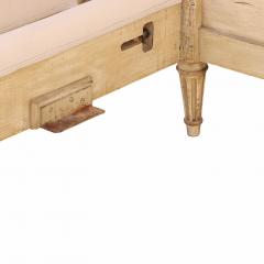 French Louis XVI Style Painted and Gilt Twin Bed C 1940 - 4791962