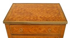 French Louis XVI Style Parquetry Inlaid Small Commode - 742705