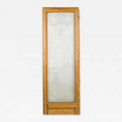 French Louis XVI Style Pine and Etched Glass Door - 4263232
