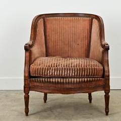 French Louis XVI Style Single Bergere - 3696707