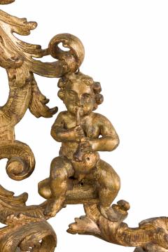 French Louis Xv Filigree Carved Giltwood Wall Mirror - 3172627