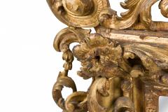 French Louis Xv Filigree Carved Giltwood Wall Mirror - 3172630